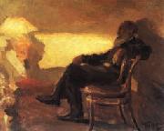 Leonid Pasternak Leo Tolstoy oil painting